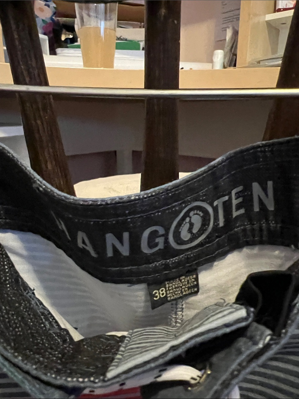 Men's Jeans - Black - Size 38